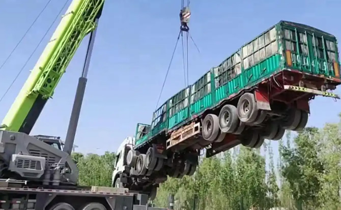 肃宁道路脱困救援案例